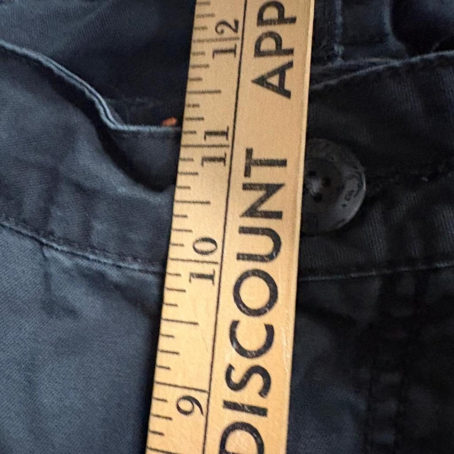 Matchstick Mens Cargo Pants Size 38 Black Cotton Multi Pocket Tactical Utility