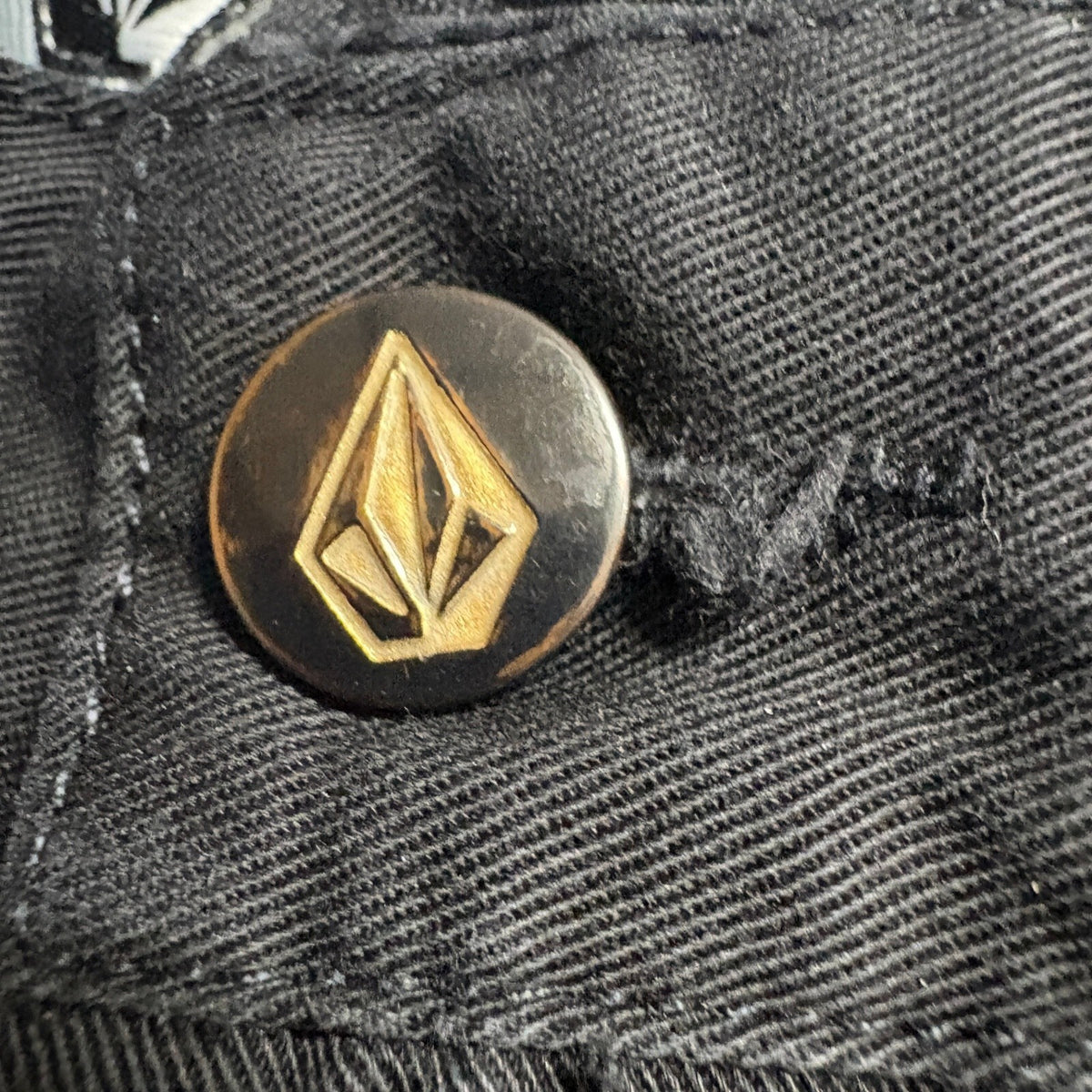 Volcom Stone Corpo Class Chino Shorts Mens 32 Black Cotton Twill Skate Casual