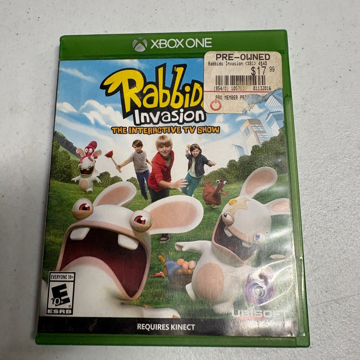 Rabbids Invasion The Interactive TV Show Microsoft Xbox One Game Requires Kinect