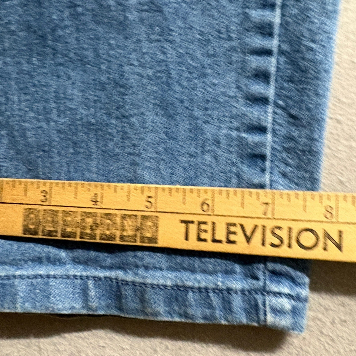 Blair Womens Pull On Denim Crop Pants Size 10 Blue Stretch Elastic Waist Capris