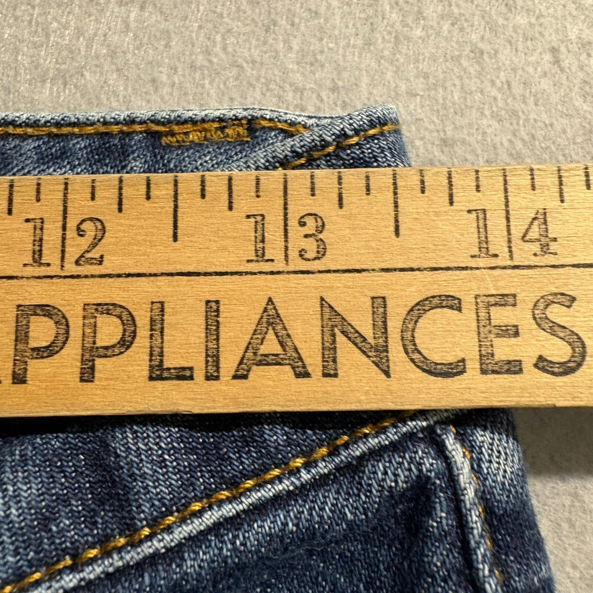 Dickies Womens Denim Jeans Size 5 Blue Medium Wash Straight Leg Work Casual