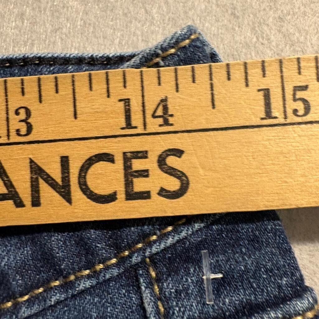 Seven7 Skinny Jeans Womens Size 4 Dark Wash Blue Denim Stretch Distressed