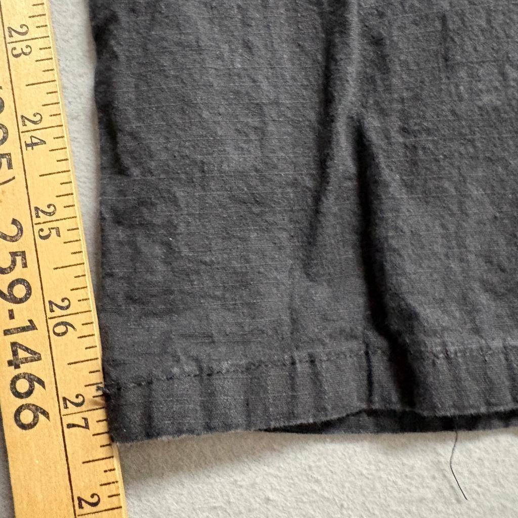 CDMG & Co Mens Cargo Pants Large Black Cotton Drawstring Elastic Waist Casual