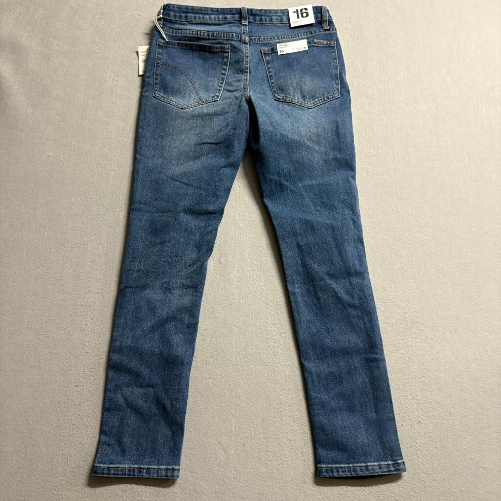 Joe's Jeans The Rad Skinny Fit Girls Size 16 Blue Denim Stretch Jeans NWT