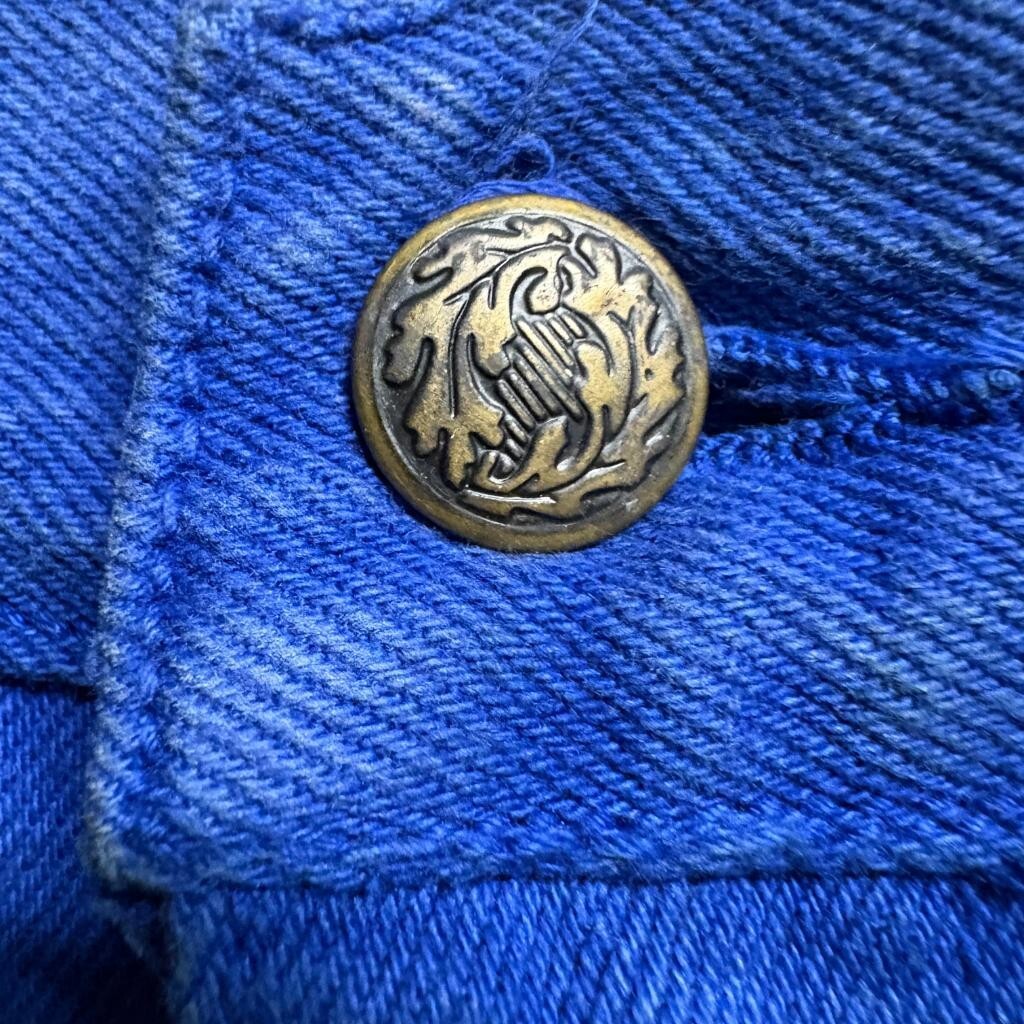 Rodin Vintage 90s Pleated Jeans Womens 38 Blue Denim High Rise Made in USA