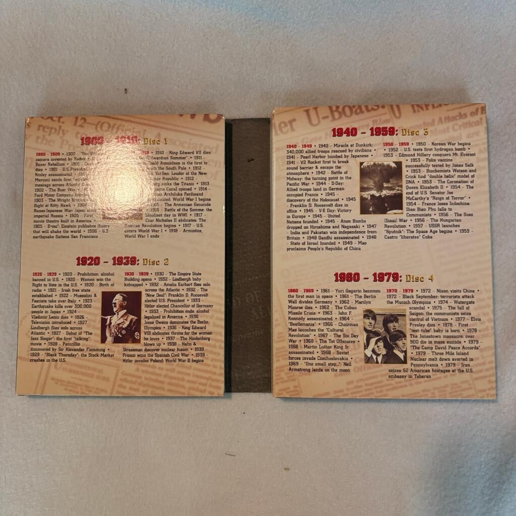 Encyclopedia of the 20th Century Days That Shook the World DVD 5-Disc Box Set