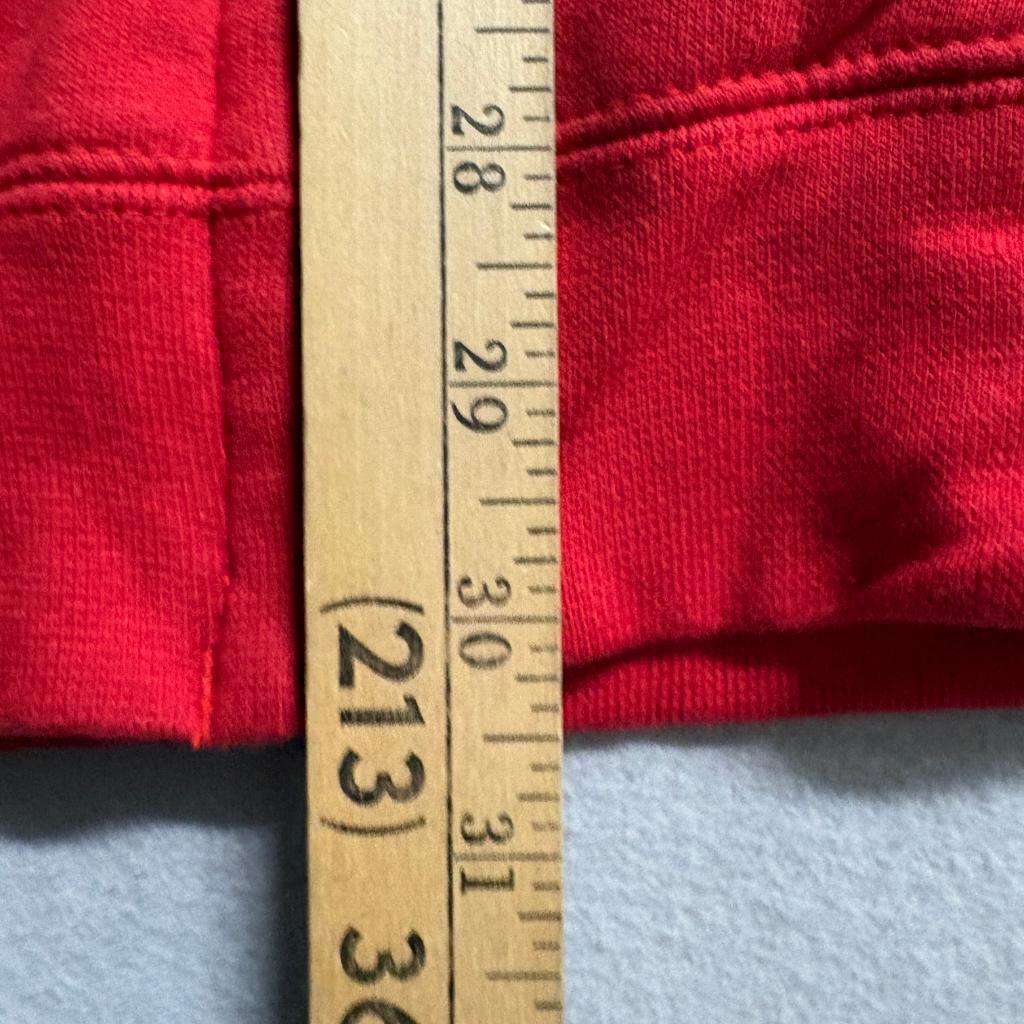 Mossimo Supply Co Hoodie Womens XXL Red Full Zip Raglan Sleeve Sweatshirt NWT