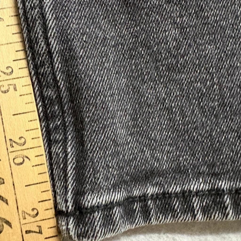 Abercrombie & Fitch Curve Love 90s Slim Straight Jeans Womens 26 2S Black Denim