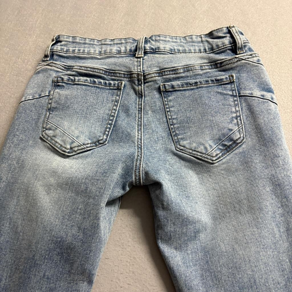 Rise Supply Co Womens Flare Jeans Size 28 Blue Denim Light Wash Bootcut