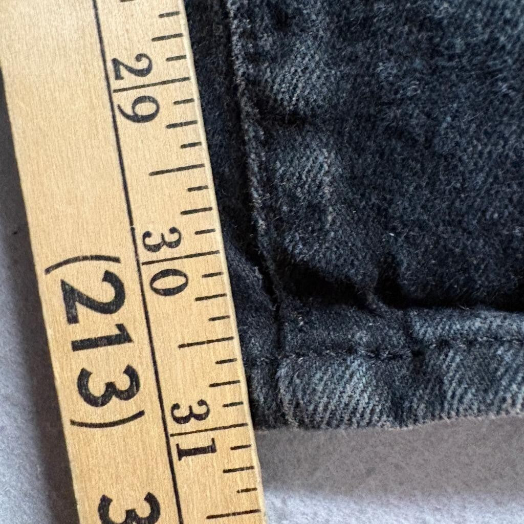 Volcom 2x4 Jeans Mens 32 Black Denim Slim Straight Boardwear Stretch Pants