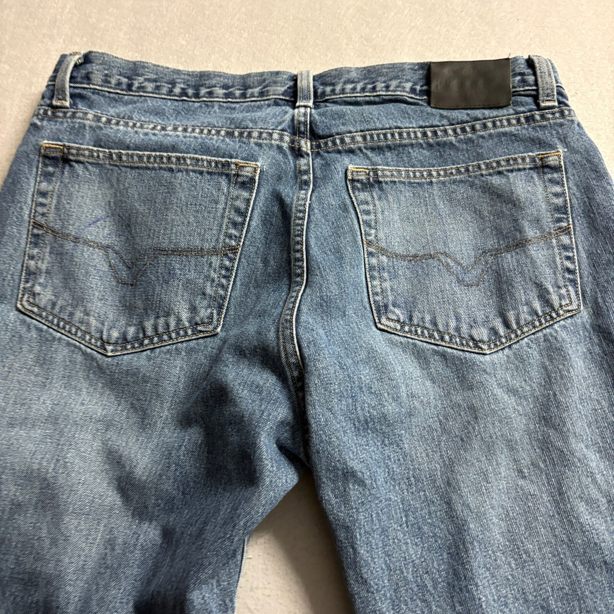 Harley-Davidson Genuine MotorClothes Jeans Mens 36x32 Blue Denim Boot Cut