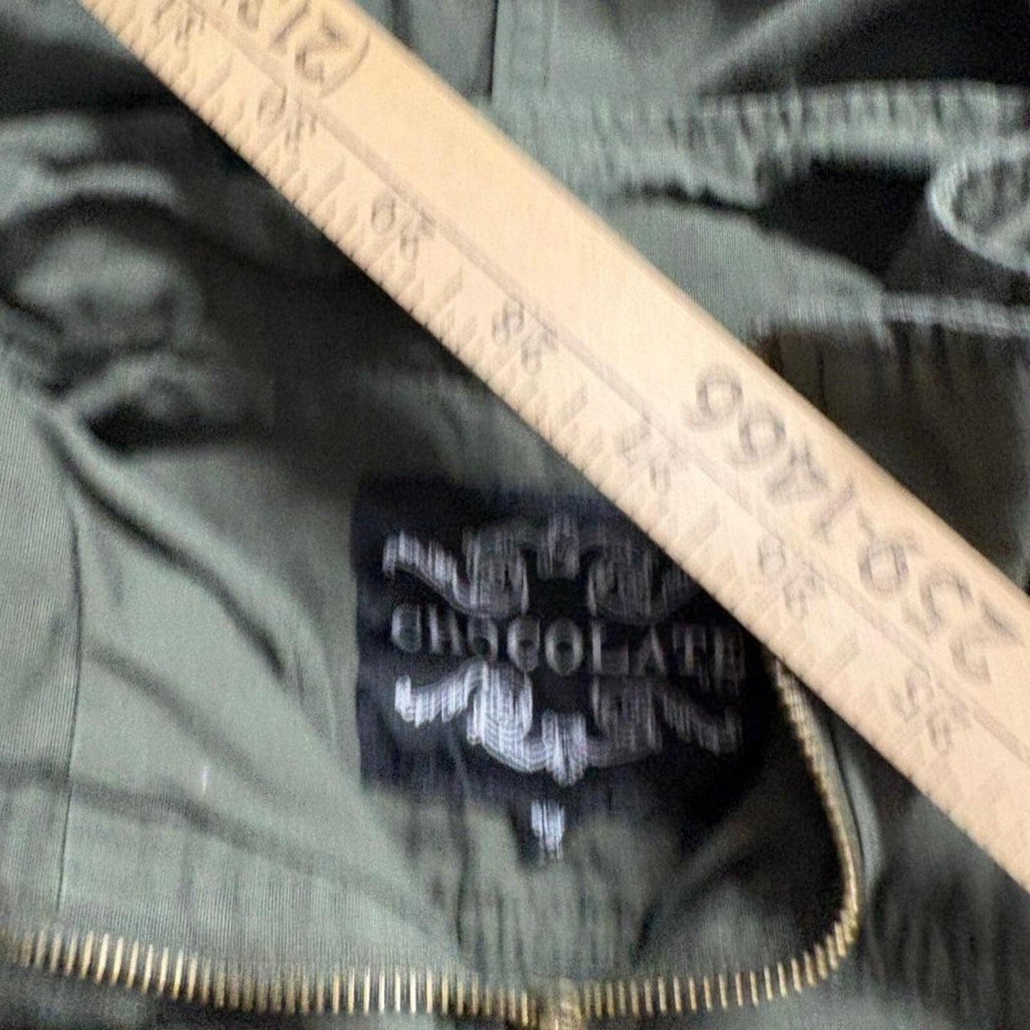 Chocolate USA Womens Utility Jacket Size S Olive Green Hooded Military Anorak