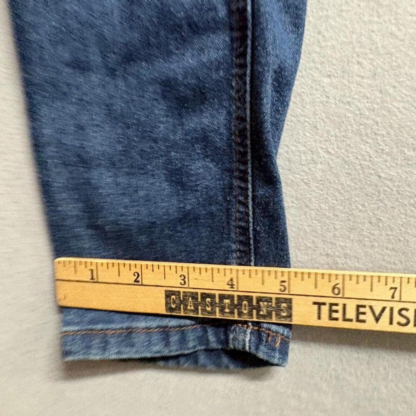 Rise Jeans Womens Size 11 Blue High Rise Skinny Stretch Denim Deep Dark Wash