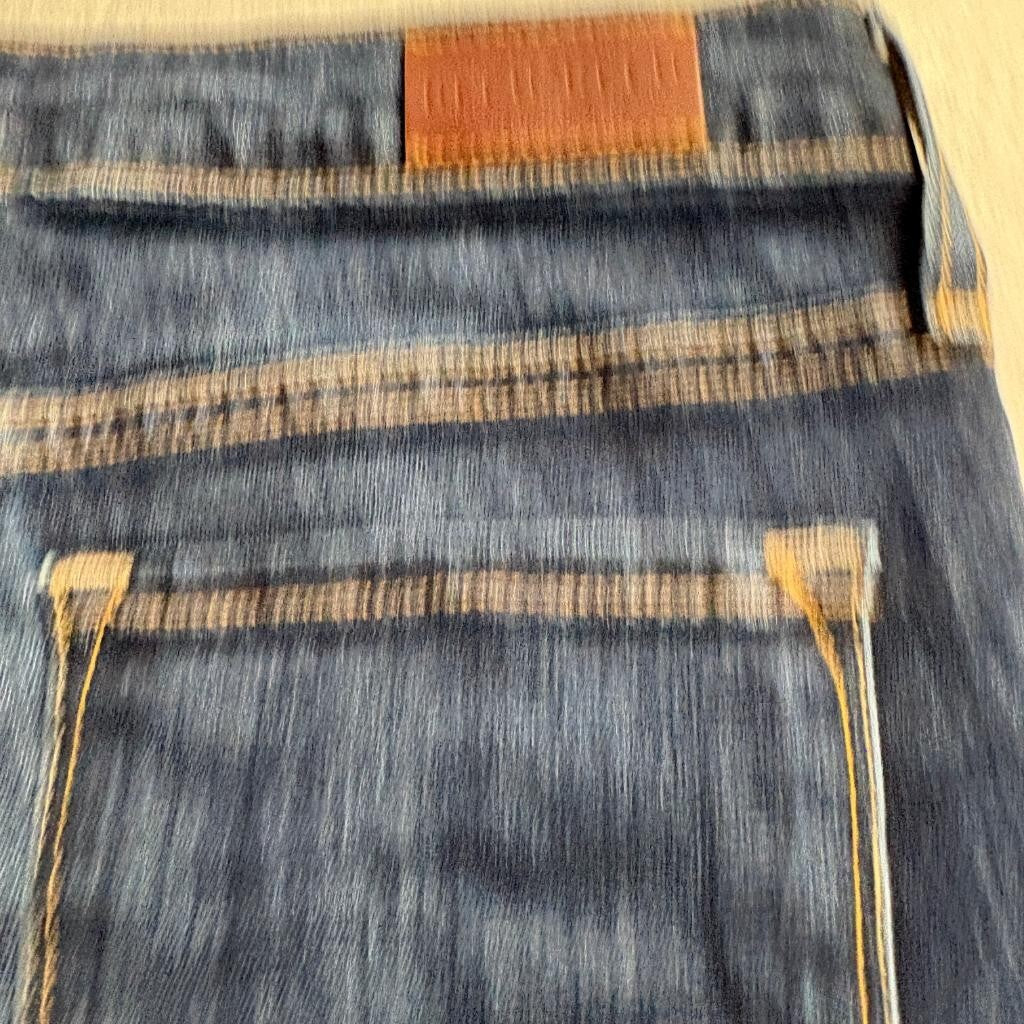 Bleu Bleu Jeans Womens 27 Skinny Dark Wash Denim Made in USA Stretch Blue