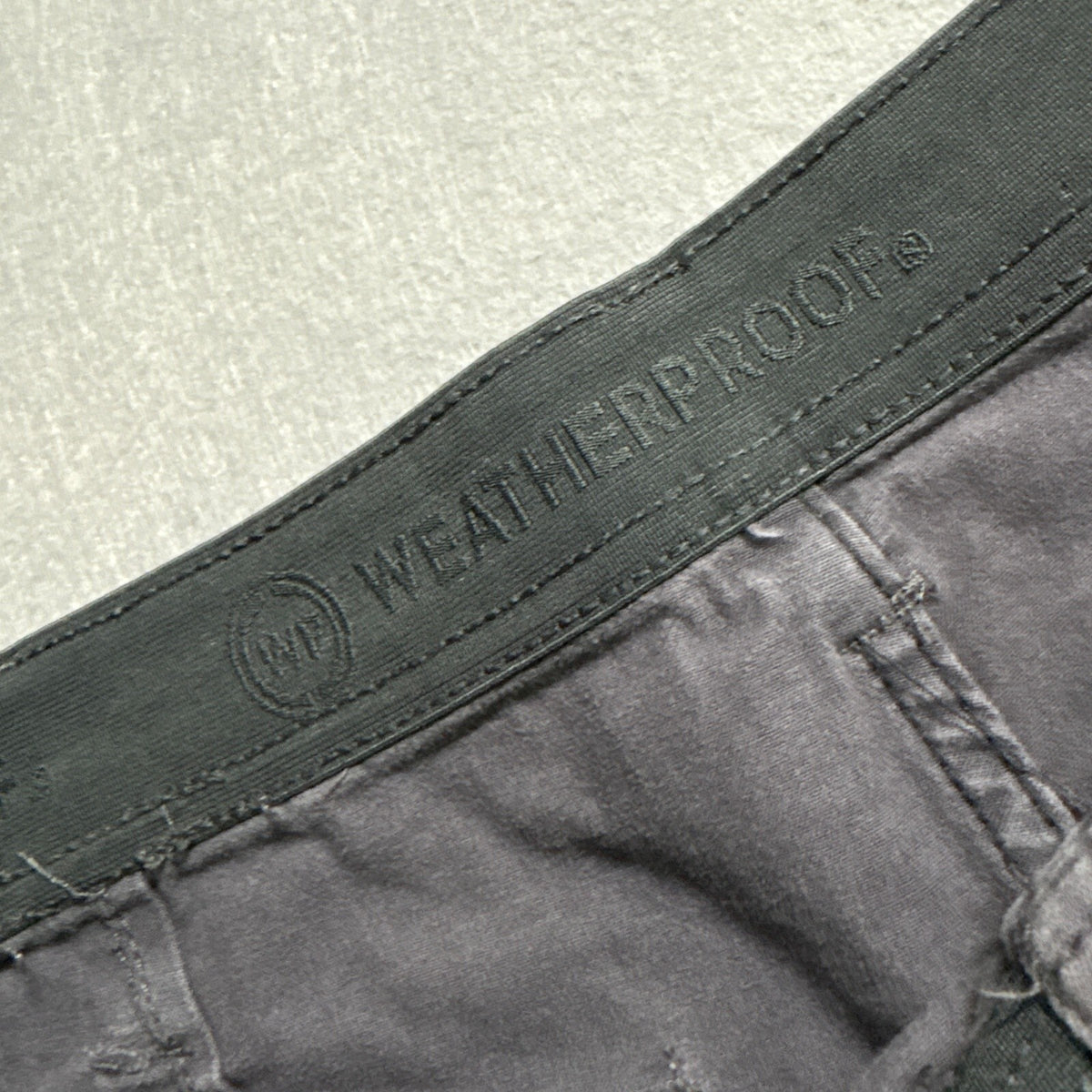 Weatherproof Mens Stretch Canvas Pants Size 40x32 Forged Iron Gray Utility Chino