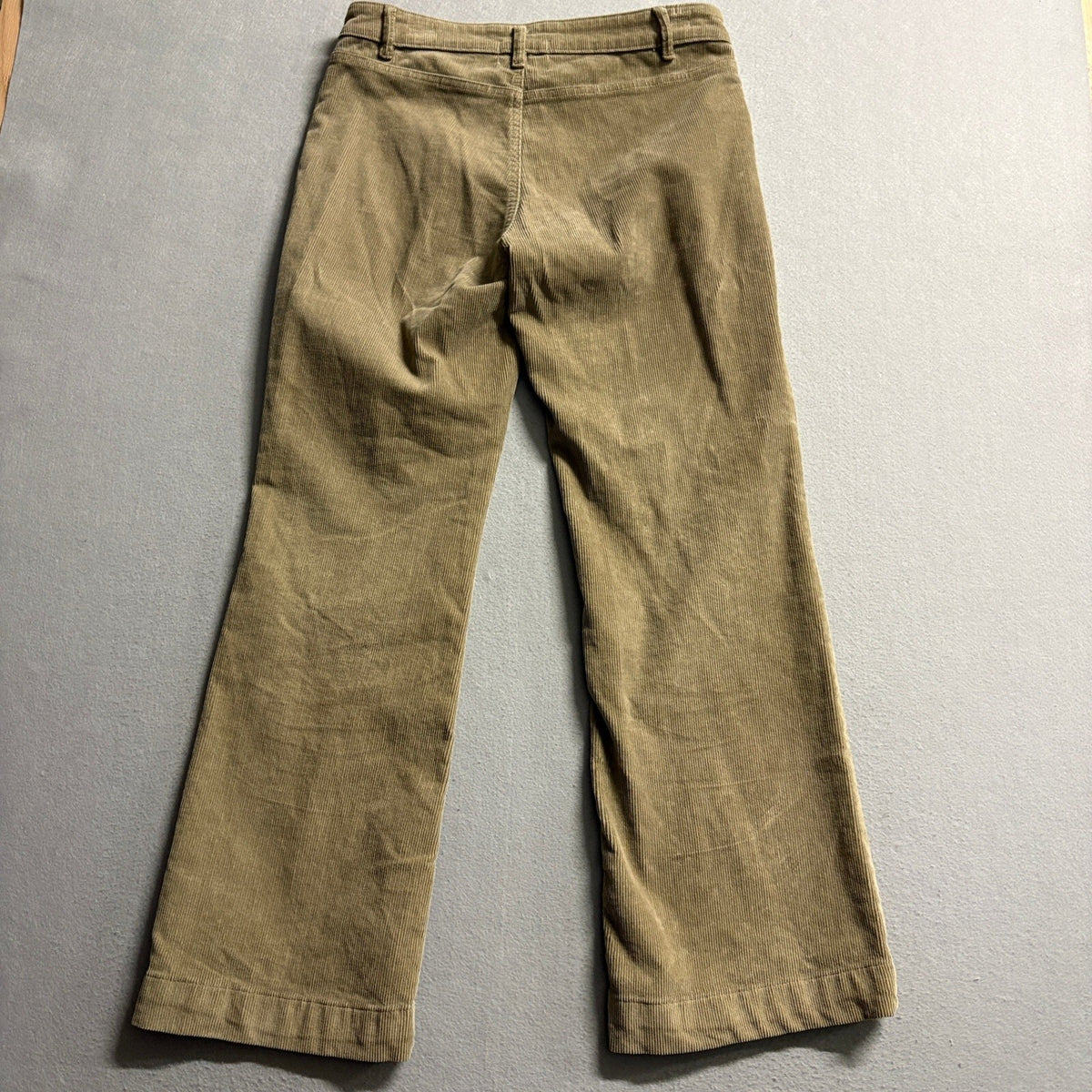 BDG Eliana Kick Flare Corduroy Pants Womens 8 Brown Cord High Rise Stretch