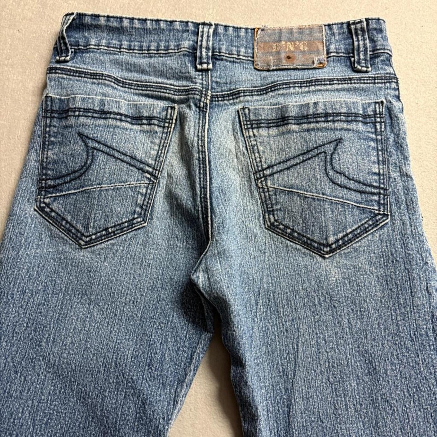 DNG Jeans Mens 28x30 Blue Denim Straight Leg Medium Wash Classic Fit Pants 29x31
