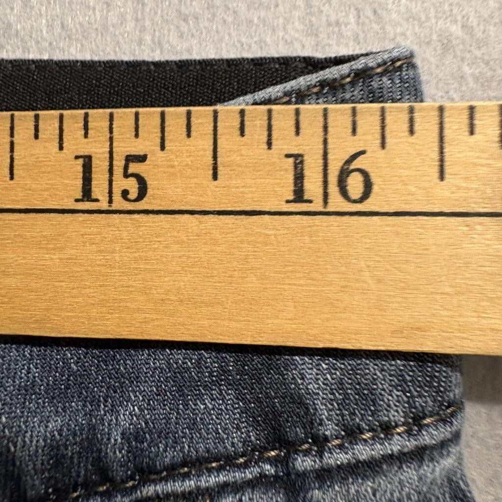 Democracy Ab Technology Skinny Jeans Womens 10P Blue Stretch Crop Denim