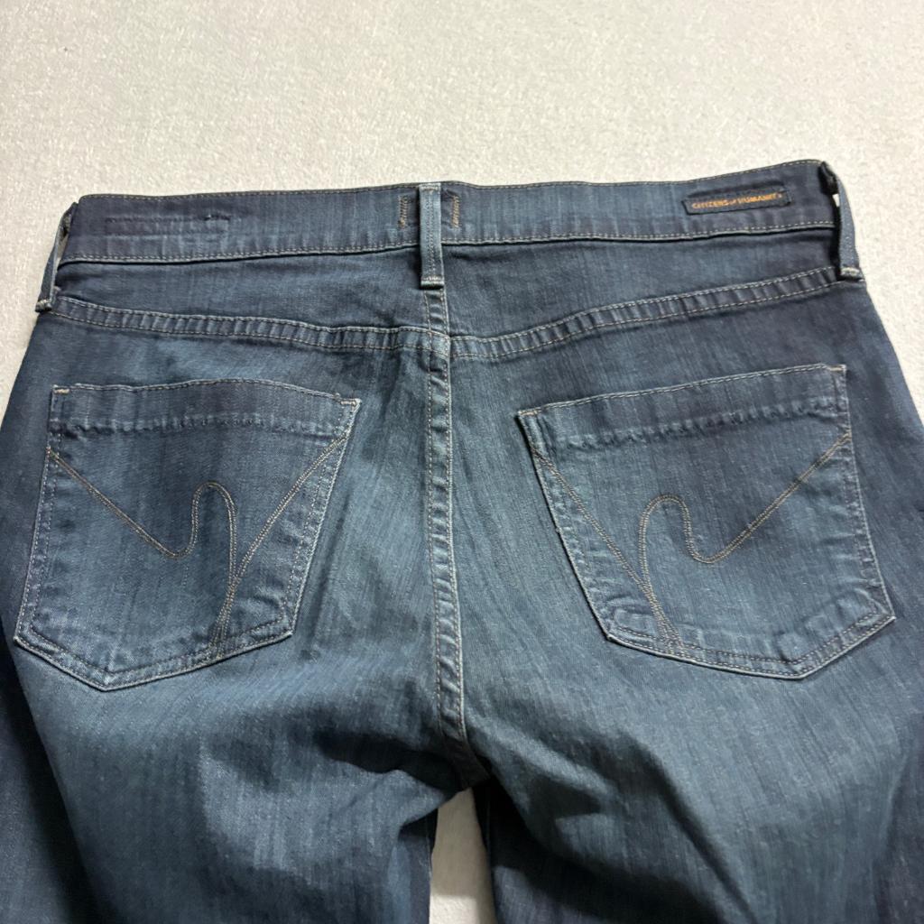 Citizens of Humanity Thompson Skinny Jeans Womens 29 Medium Rise Dark Wash Blue