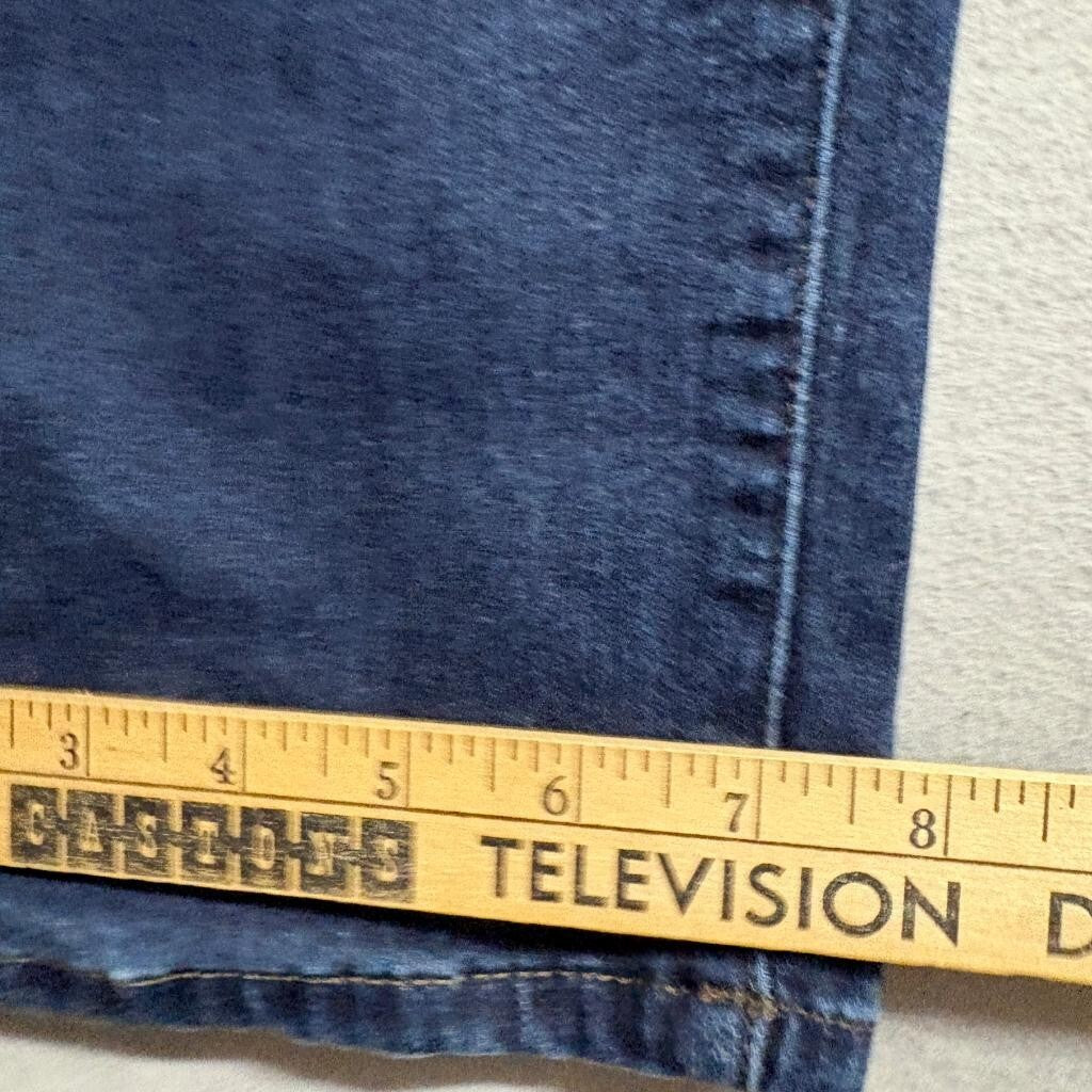Lee Flex Motion Regular Fit Straight Leg Jeans Womens 22W Petite Blue Denim Mid