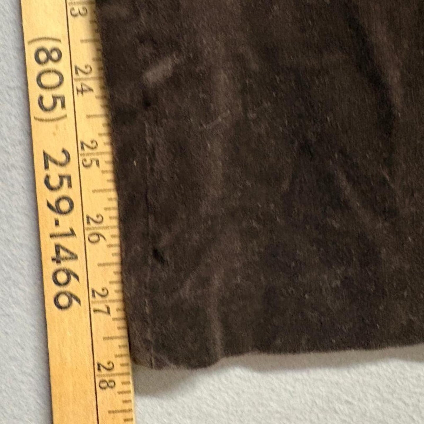 Petite Sophisticate Velvet Pants Womens 4 Brown Cotton Straight Leg Vintage NWT