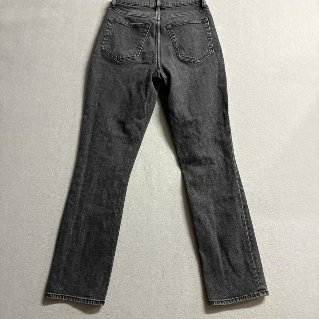 Abercrombie & Fitch Curve Love 90s Slim Straight Jeans Womens 26 2S Black Denim