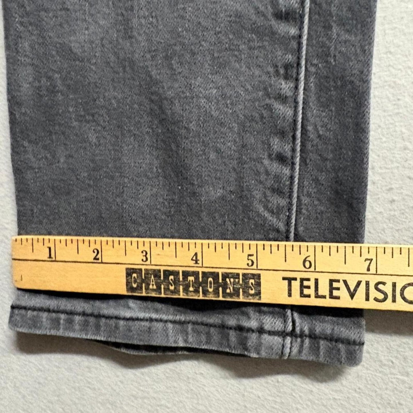 Mutual Weave The Athletic Jeans Womens 29x32 Gray Denim Straight Leg Pants