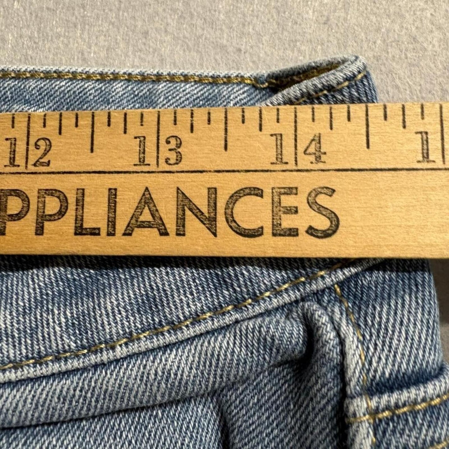 Blue Spice High Waist Ankle Jeans Womens Size 9 Distressed Ripped Blue Denim
