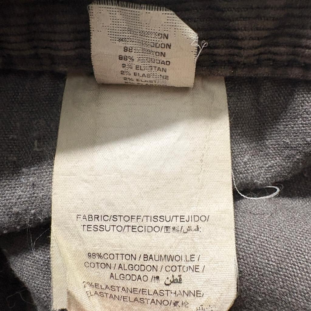 Gant Rugger The Cordster Pants Mens 30x32 Brown Corduroy Stretch Slim Straight