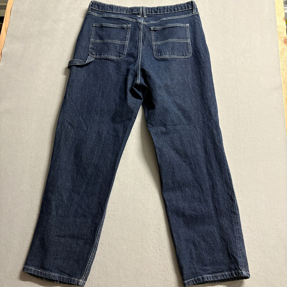 Wild Fable Carpenter Jeans Womens Size 16 Blue High Rise Straight Leg Denim