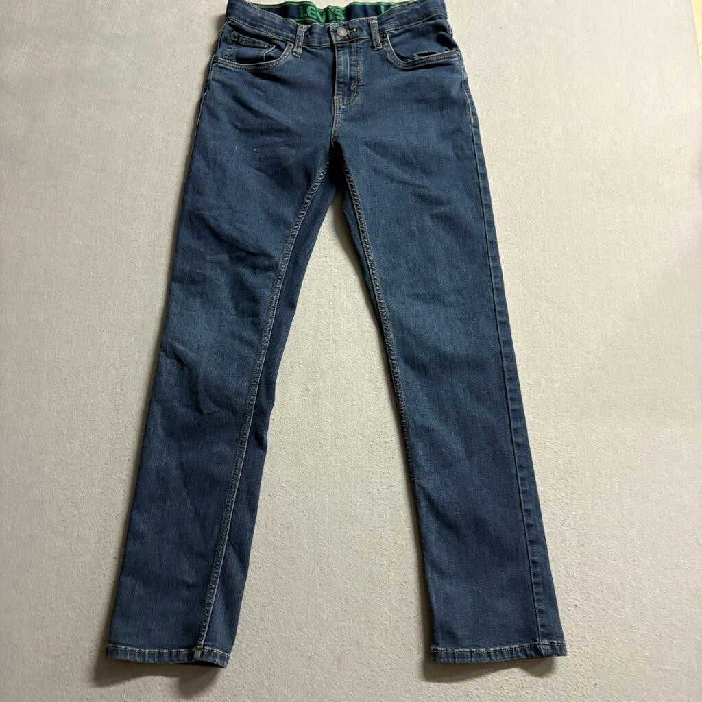 Levi's 511 Slim Jeans Boys Size 18 Reg Blue Denim Adjustable Waist 29x31