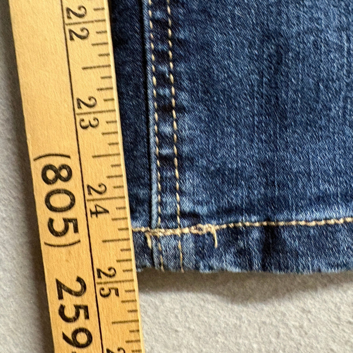 Indigo Rein Cargo Jeans Womens Size 13 Blue Denim High Rise Straight Leg Stretch