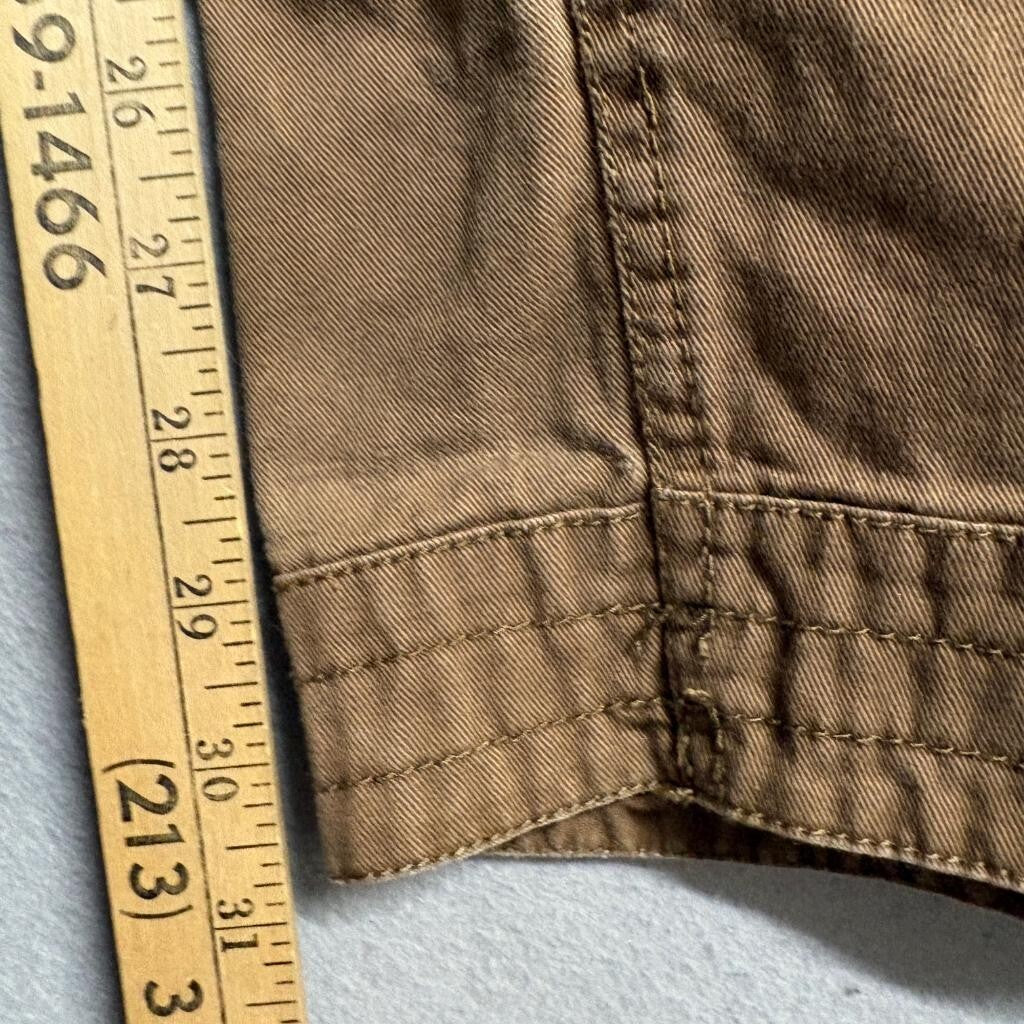 Abercrombie & Fitch Mens Cargo Pants 32x32 Brown Cotton Multi Pocket Vintage