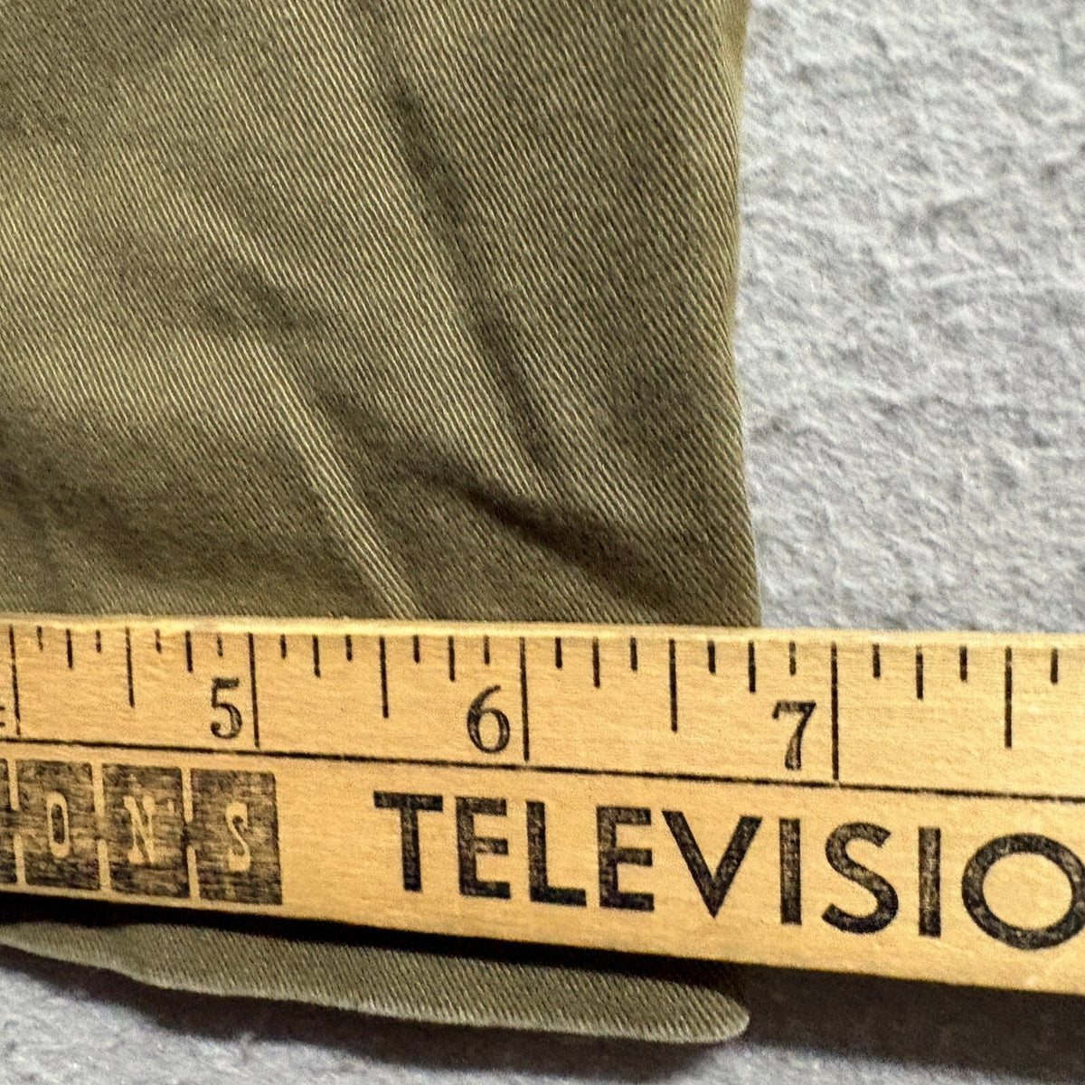 Everlane Chino Pants Mens 32x32 Green Olive Casual Slim Fit Flat Front Cotton