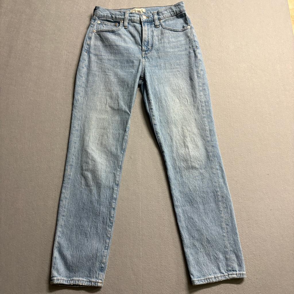 Madewell The Perfect Vintage Jean Womens 25 Light Wash High Rise Denim