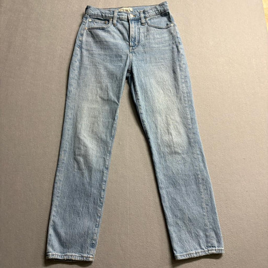 Madewell The Perfect Vintage Jean Womens 25 Light Wash High Rise Denim