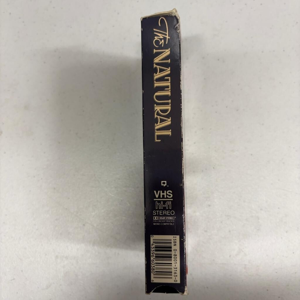 The Natural VHS Robert Redford Baseball Movie Columbia TriStar Home Video PG
