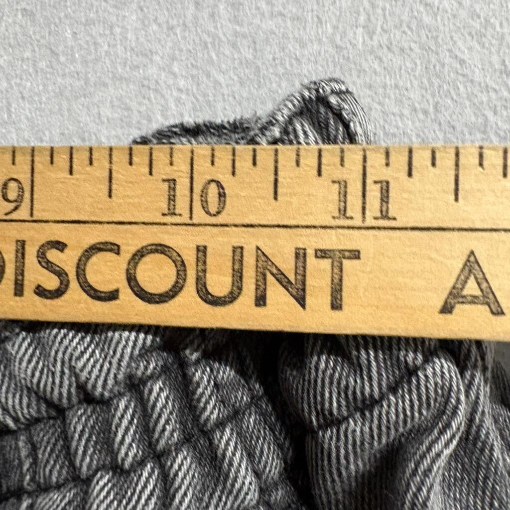 Simple Society Cargo Jeans Womens Size 26 Gray Acid Wash Elastic Waist Denim