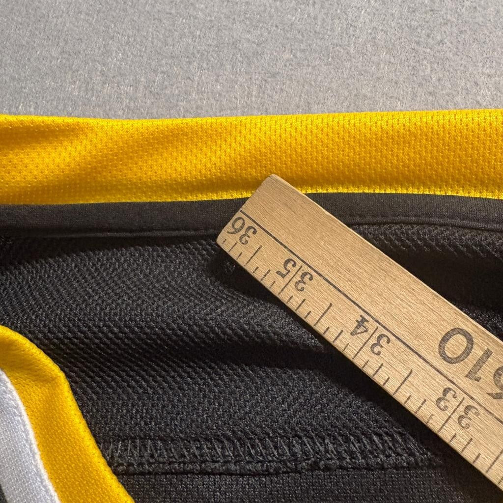 Sidney Crosby Pittsburgh Penguins Diagonal Script Jersey Mens Medium Black NHL