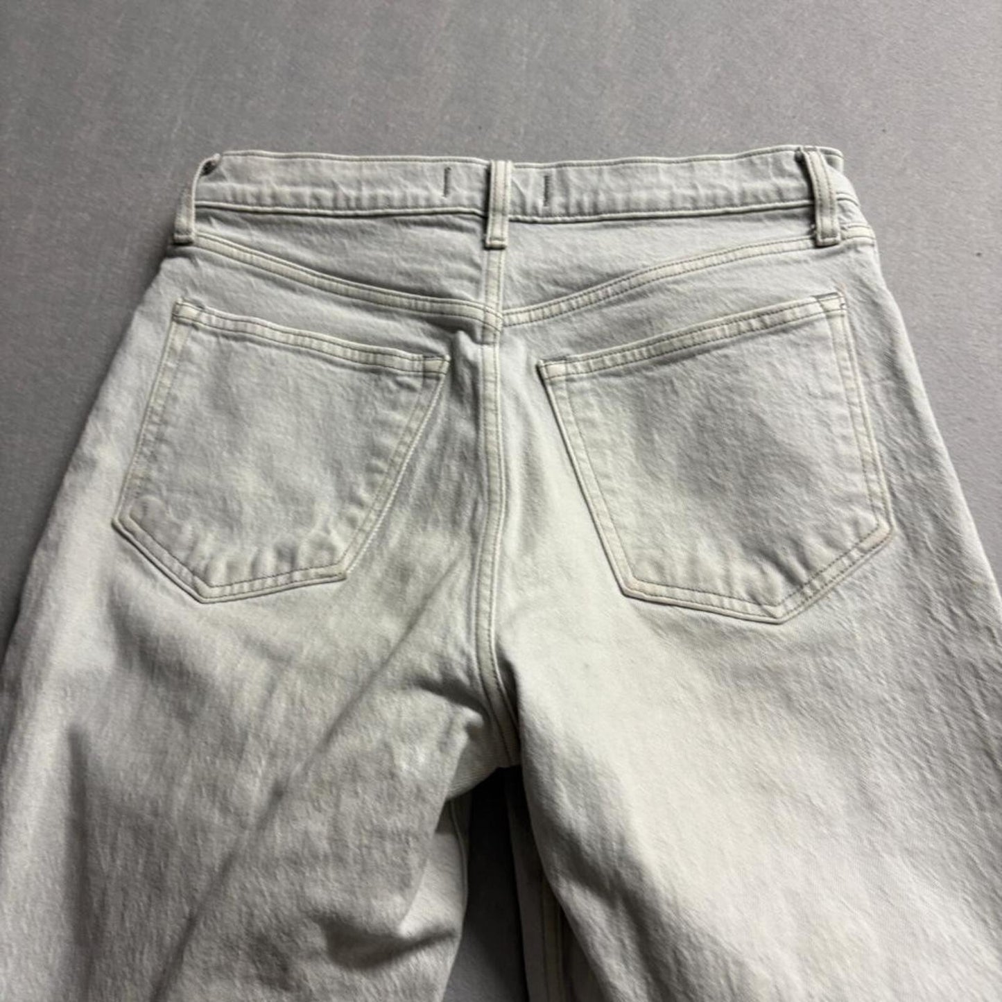 Abercrombie & Fitch The 90s Relaxed Jean Womens 28 6R High Rise Gray Denim