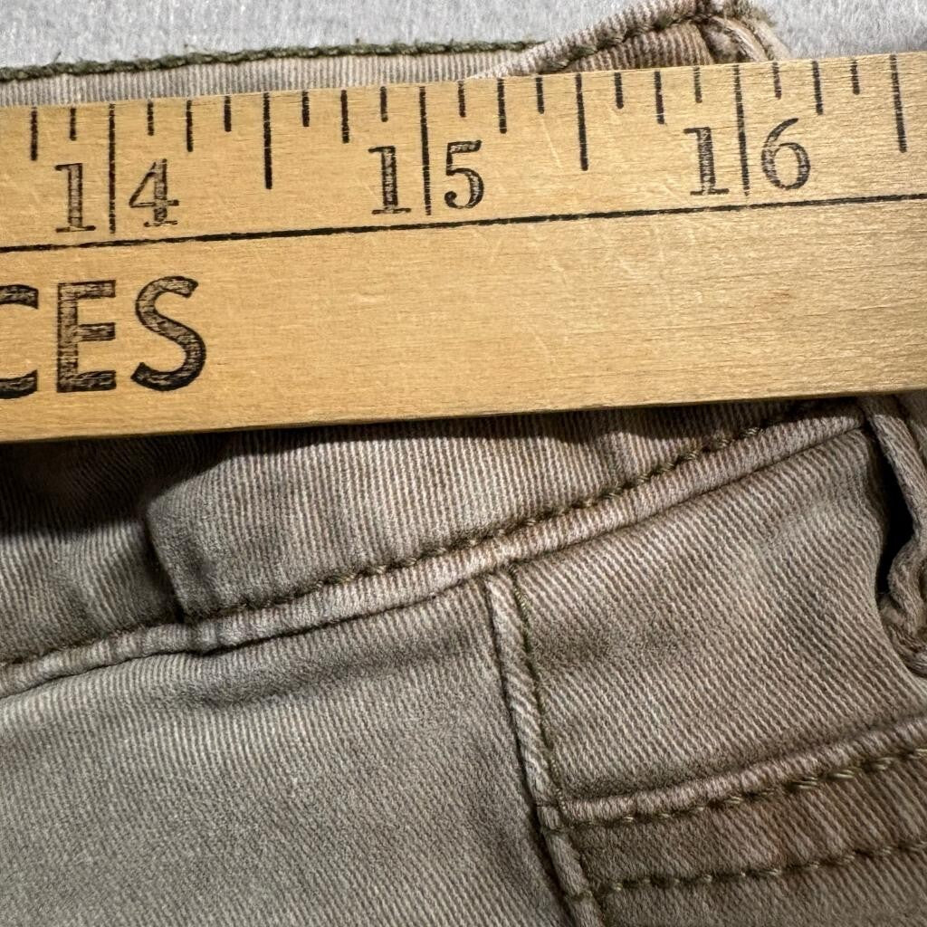 American Eagle Outfitters Pants Womens 12 Regular Green Skinny Utility Seam