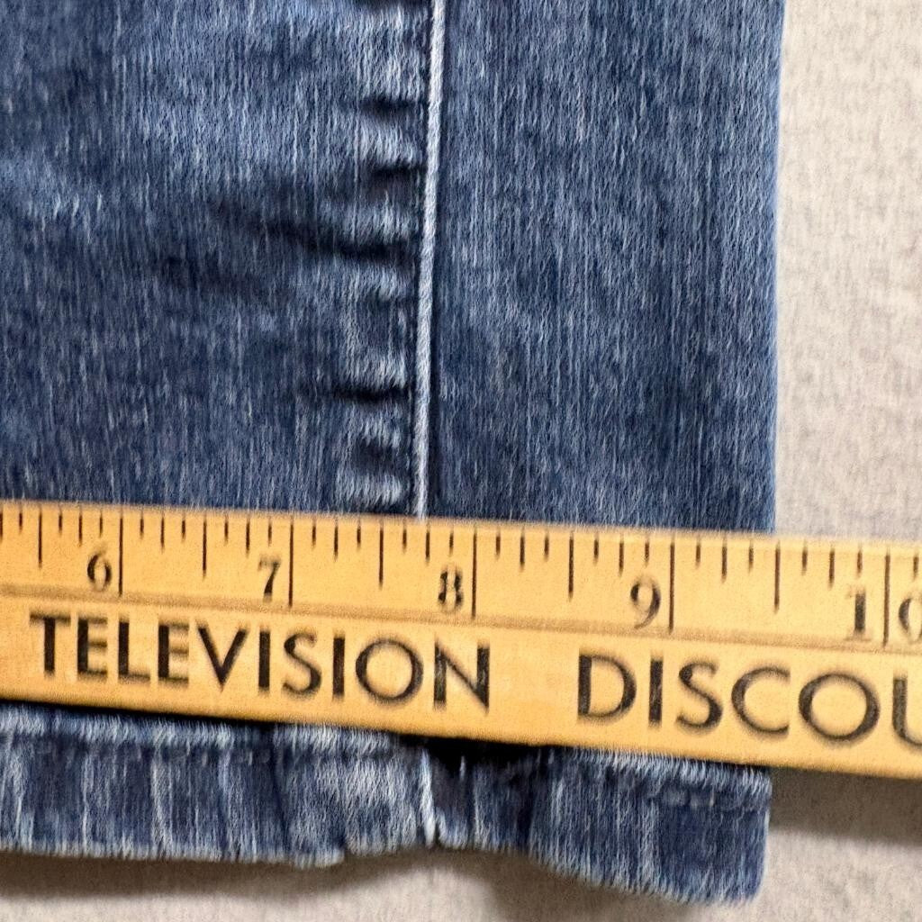 Levi's Demi Curve Bootcut Jeans Womens 20W Blue Denim Stretch Embellished Pocket