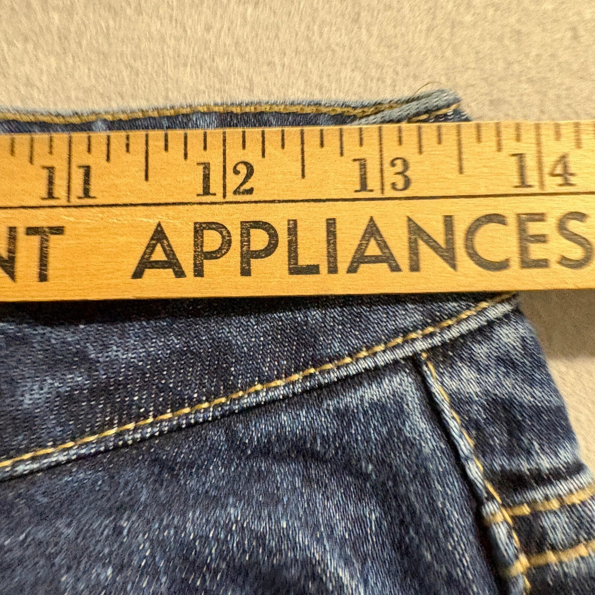H&M Mauritz 1947 High Rise Flare Jeans Womens Size 4 Dark Wash Blue Denim