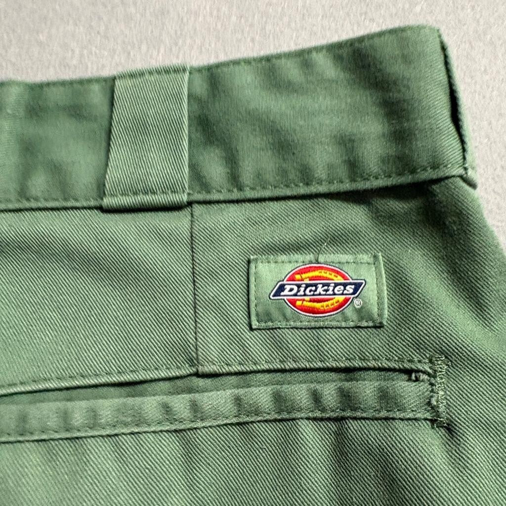 Dickies 874 Original Fit Work Pants Mens 28x30 Green Twill Chino Icons