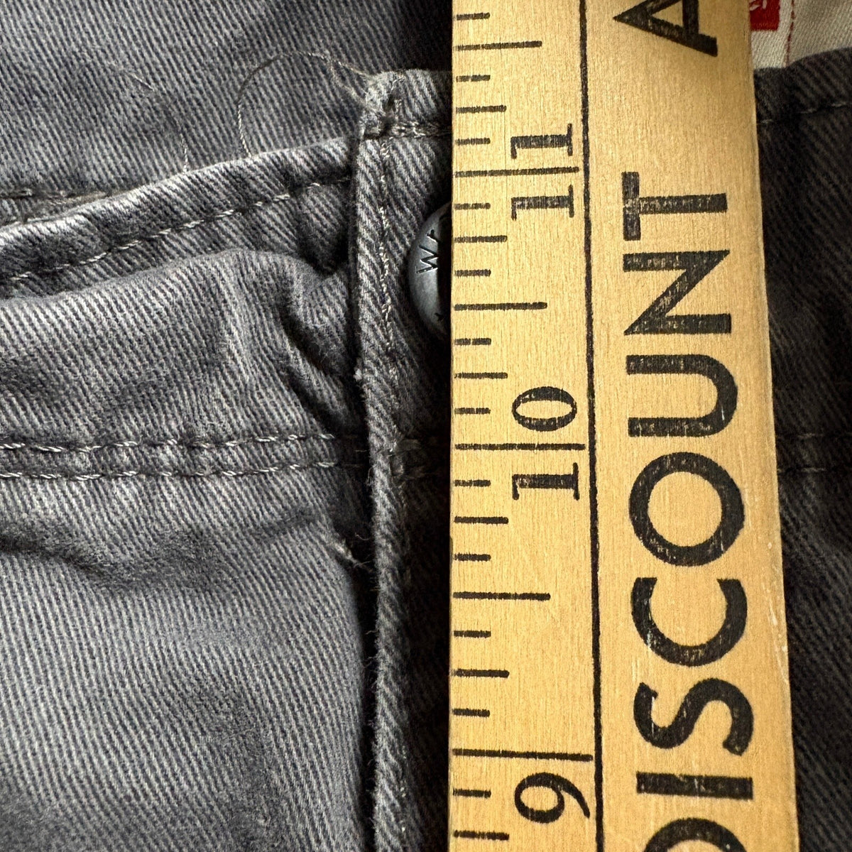 Wrangler Relaxed Fit Cargo Pants Mens 34x30 Gray Cotton Twill Utility Workwear
