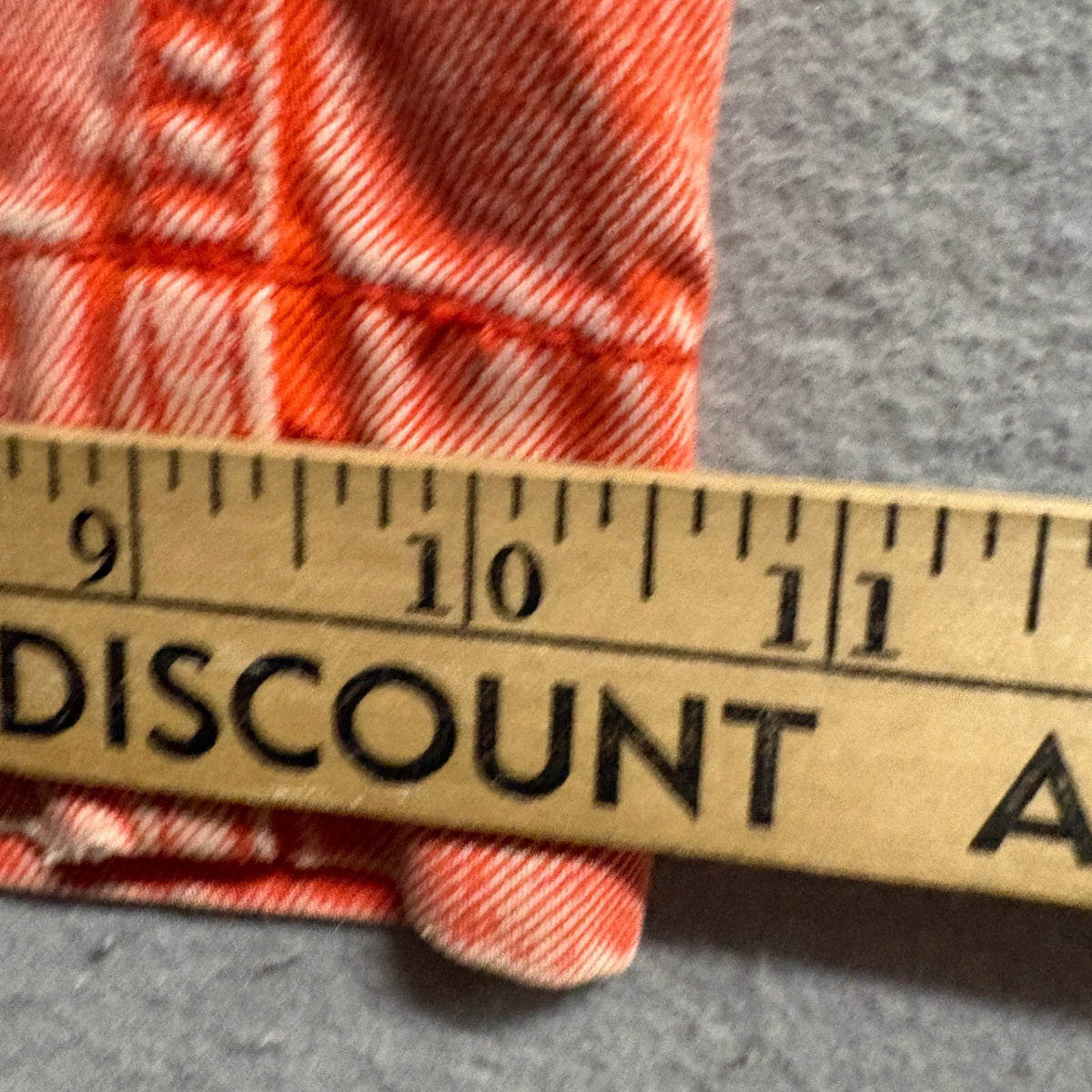 BDG Urban Outfitters Acid Wash Orange Pants Womens Medium Wide Leg Elastic Waist