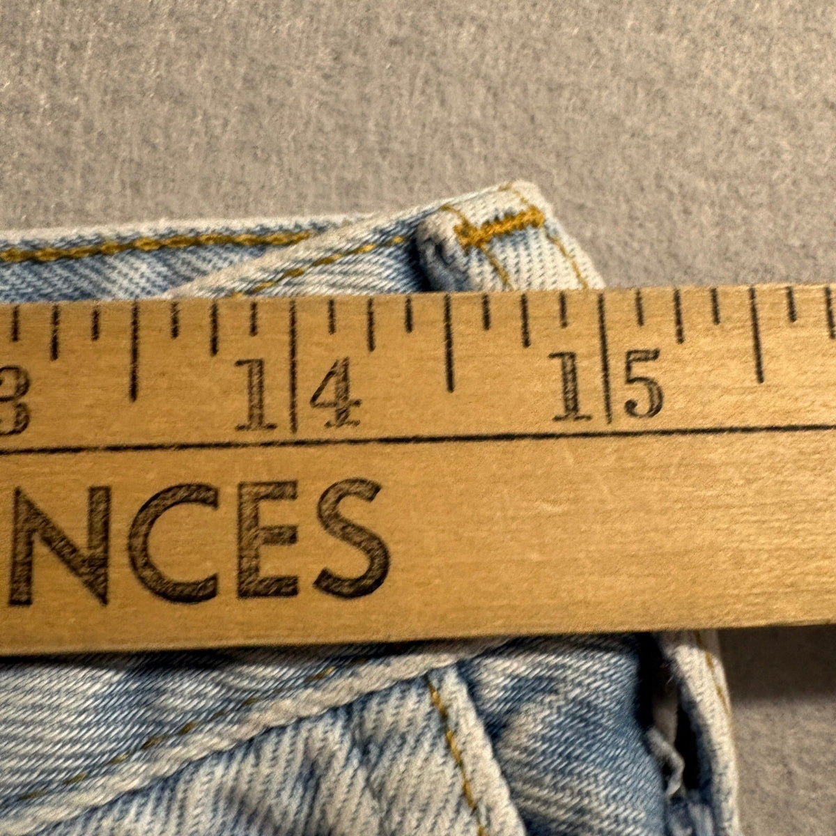 Wrangler Wild West High Rise Straight Leg Distressed Jeans Womens 28x28 Blue