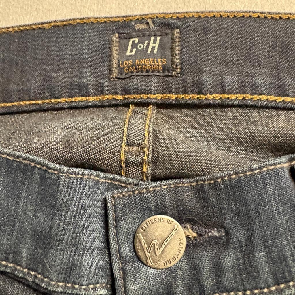 Citizens of Humanity Thompson Skinny Jeans Womens 29 Medium Rise Dark Wash Blue