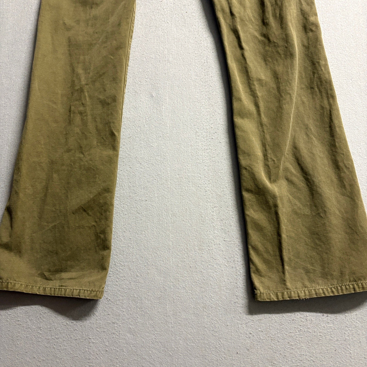 Lucky Brand Jeans Mens 30 Snapper Jean Green Olive Cotton Made in USA Pants