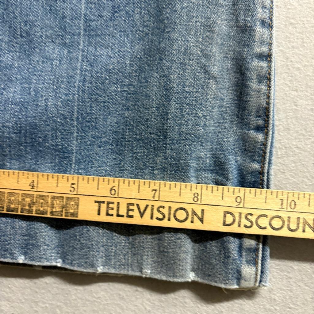 Wrangler Retro Womens Flare Jeans Size 25 x 32 Blue Denim High Rise Wide Leg